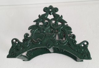 Carrete Manguera Pared Decorativo Verde