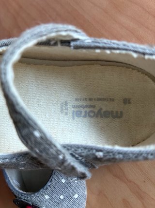 Zapatos Mayoral bebé talla 18