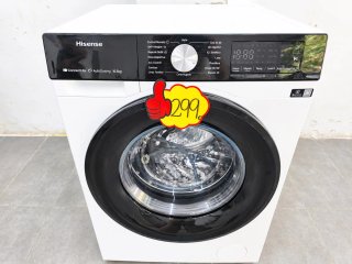 LAVADORA HISENSE 10.5KG AUTODOSING A+++ 1400RPM