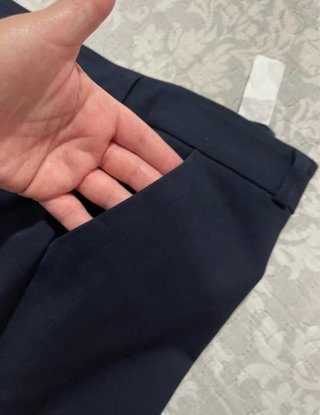 Pantalón chino vestir Stradivarius azul
