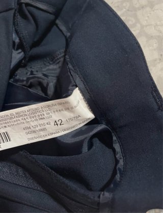 Pantalón chino vestir Stradivarius azul