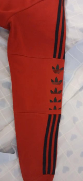 Sudadera Adidas Roja con Logo