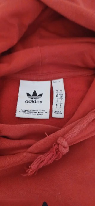 Sudadera Adidas Roja con Logo