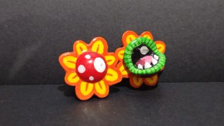 Pendientes Floro Piraña Mario Galaxy