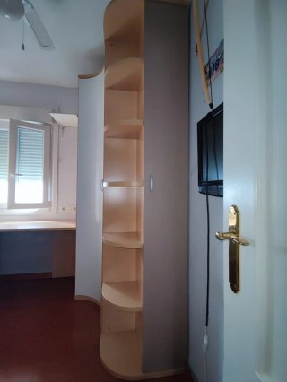 Dormitorio madera bicolor