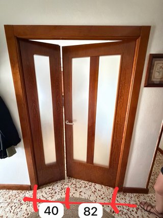 6 Puertas Interiores Madera