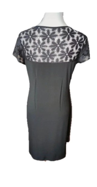 Vestito donna nero e bianco taglia M