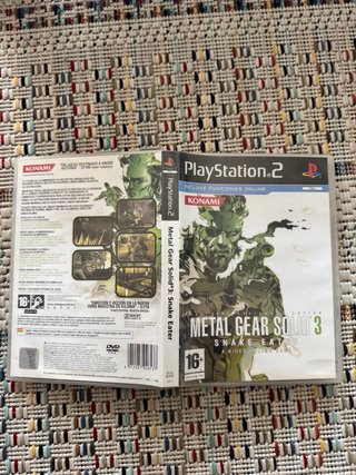 Metal Gear Solid 3 PS2 PAL 🇪🇸