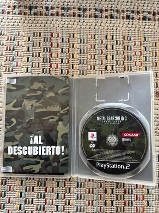 Metal Gear Solid 3 PS2 PAL 🇪🇸