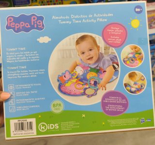 ✨ NO NEGOCIABLE ✨  Almohada Tummy Time Peppa Pig