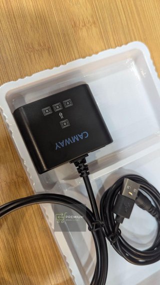 CAMWAY Splitter Optico 3 Salidas Divisor de Audio Digital