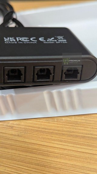 CAMWAY Splitter Optico 3 Salidas Divisor de Audio Digital