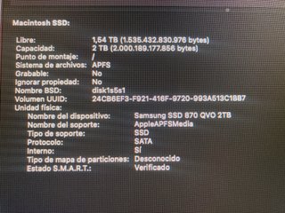 Imac i5 Apple 8gb RAM 2Tb SSD