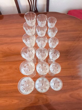6 Copas Agua, Vino y Licor