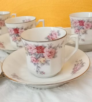 Set 6 Tazze Caffè Antiche Limoges