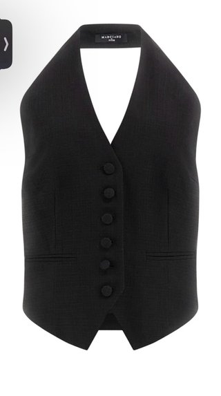 Chaleco Danielle Marciano by Guess Negro T:L