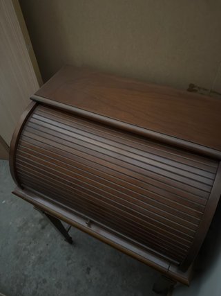 Escritorio Secreter Vintage Madera Persiana