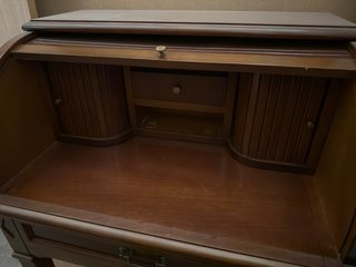 Escritorio Secreter Vintage Madera Persiana