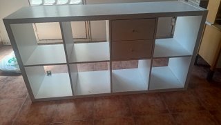 Estantería modular blanca
