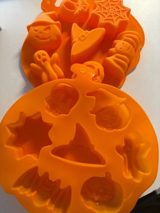 Stampo Silicone Halloween Zucca Fantasma Teschio