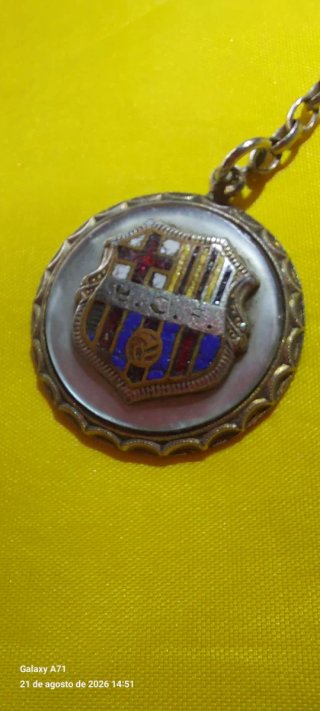 Escudo artesanal FCB antiguo