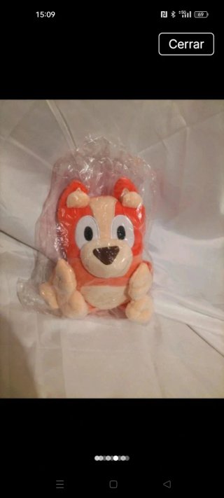 Peluche Bingo Naranja 20cm