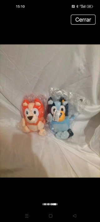 Peluche Bingo Naranja 20cm