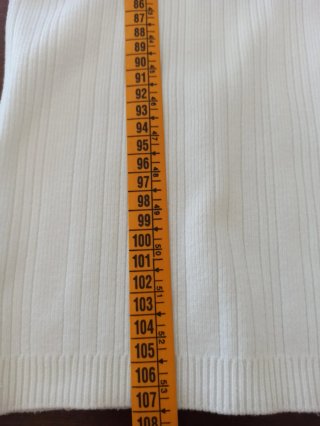 Pantalón de punto blanco