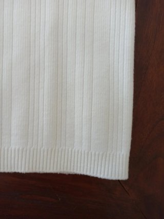 Pantalón de punto blanco