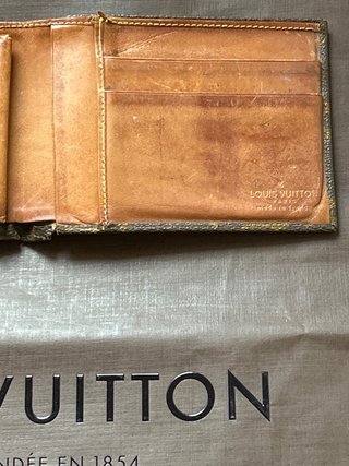 Portafoglio Louis Vuitton monogram marrone