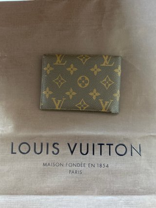 Portafoglio Louis Vuitton monogram marrone