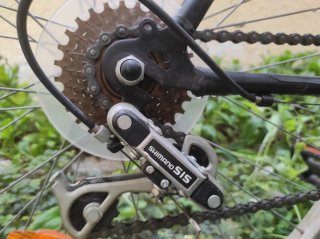 Bicicleta Mountain Bike Negra y Rosa