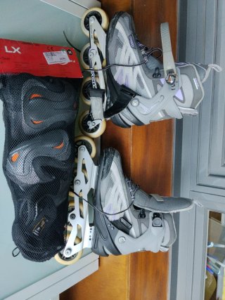 Patines Oxelo Talla M + Protecciones