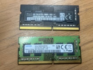 2 Memorias RAM DDR4 4GB 2666V