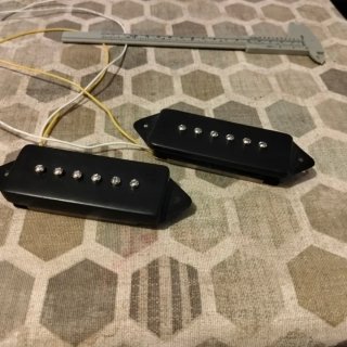 Set di pastiglie P90 per chitarra. Fatte a mano. Alnico
