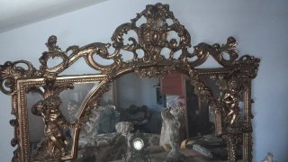 Salotto e specchiera anni '70
