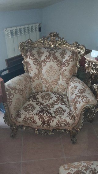 Salotto e specchiera anni '70
