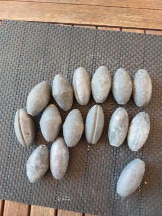 16 Plomos Pesca Tubo 300gr
