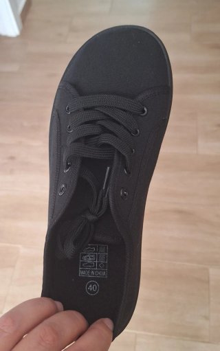 Zapatillas barefoot talla 40 negras