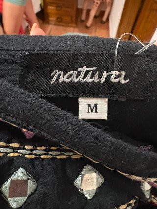 Mono corto Natura negro talla M