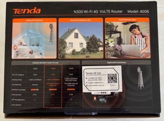 Router para tarjeta SIM Tenda N300 Wi-Fi 4G VoLTE