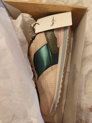 Zapatillas Pepe Jeans Verde y Rosa