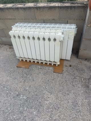 Radiadores blancos