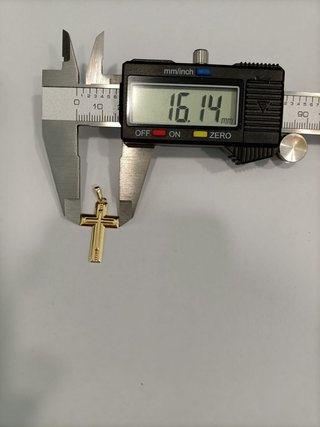 Colgante Oro 18k -Cruz- 1,86gr