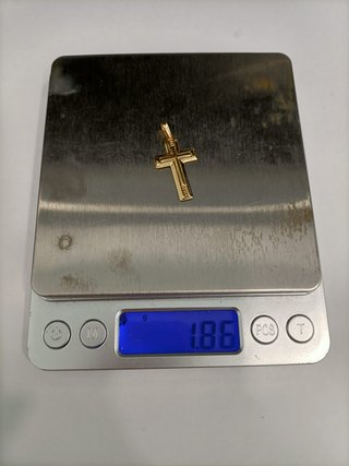 Colgante Oro 18k -Cruz- 1,86gr