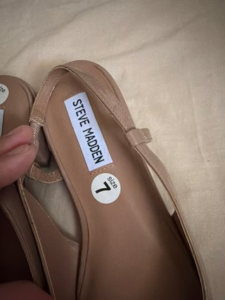 Zapatos Steve Madden Talla 37 Beige/Negro