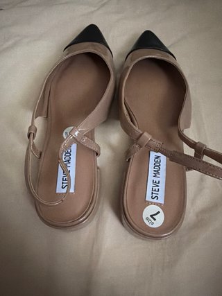 Zapatos Steve Madden Talla 37 Beige/Negro