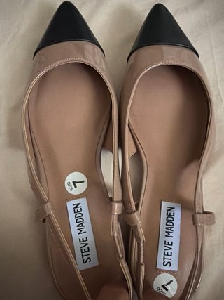 Zapatos Steve Madden Talla 37 Beige/Negro