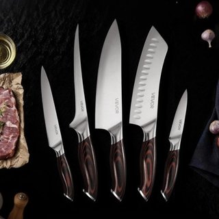 Juego de cuchillos de cocina, conjunto de 5 piezas