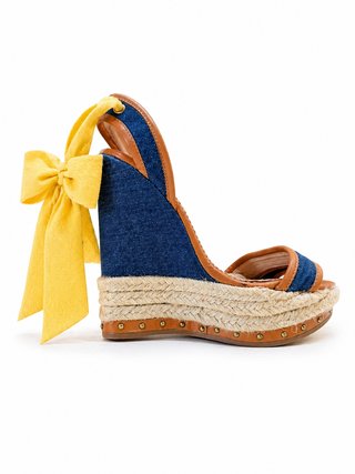 Dsquared2 Zapato Mujer . Cuñas Vaqueras 10cm
